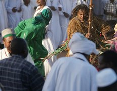 Mistyczne doznanie - derwisze u grobu szejka Hameda El Nila w Omdurmanie...
