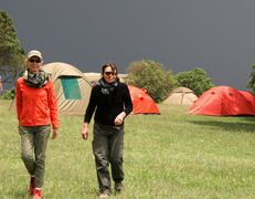 Nasz nocleg w Simba Campsite na krawędzi krateru Ngorongoro  <br> fot. Marek Kijania </br>
