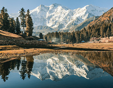 Fairy Meadows. WIdok na Nanga Parbat